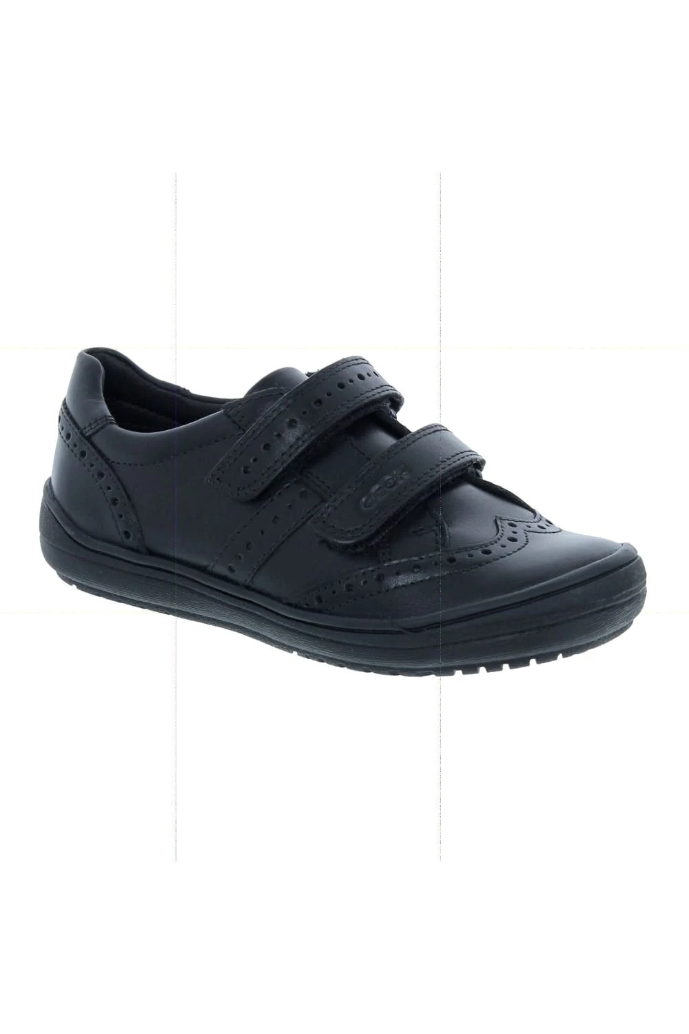 Geox Girls Hadriel Leather School Shoes (Black) 3 Geox Girls Hadriel Leather School Shoes (Black)