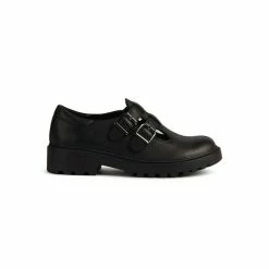 Geox Girls Casey Leather School Shoes (Black) 9 Geox Girls Casey Leather School Shoes (Black) -Beechfield Sales M05059958138056 582312360