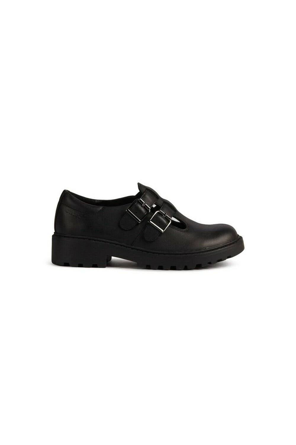 Geox Girls Casey Leather School Shoes (Black) 5 Geox Girls Casey Leather School Shoes (Black) - Image 3