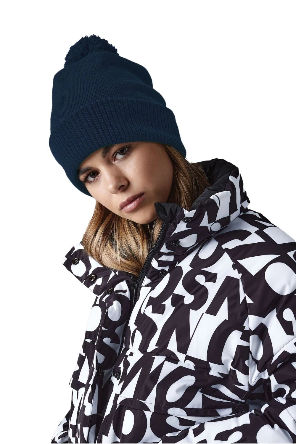 Beechfield Snowstar Thermal Beanie (French Navy) 4 Beechfield Snowstar Thermal Beanie (French Navy) - Image 2