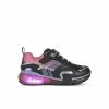 Geox Girls Bayonyc Sneakers (Black/Fuchsia) -Beechfield Sales M05059958368828 1915722622