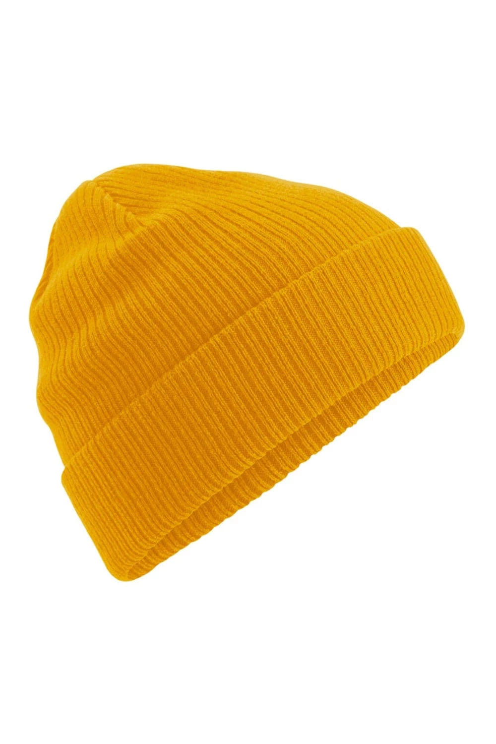 Beechfield Organic Cotton Beanie (Mustard Yellow) 3 Beechfield Organic Cotton Beanie (Mustard Yellow)