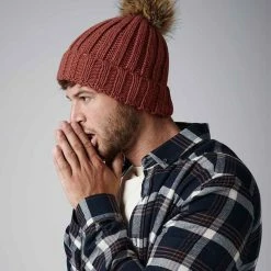 Beechfield Unisex Fur Pop Pom Chunky Beanie 5 Beechfield Unisex Fur Pop Pom Chunky Beanie -Beechfield Sales M05059958619418 1195348765