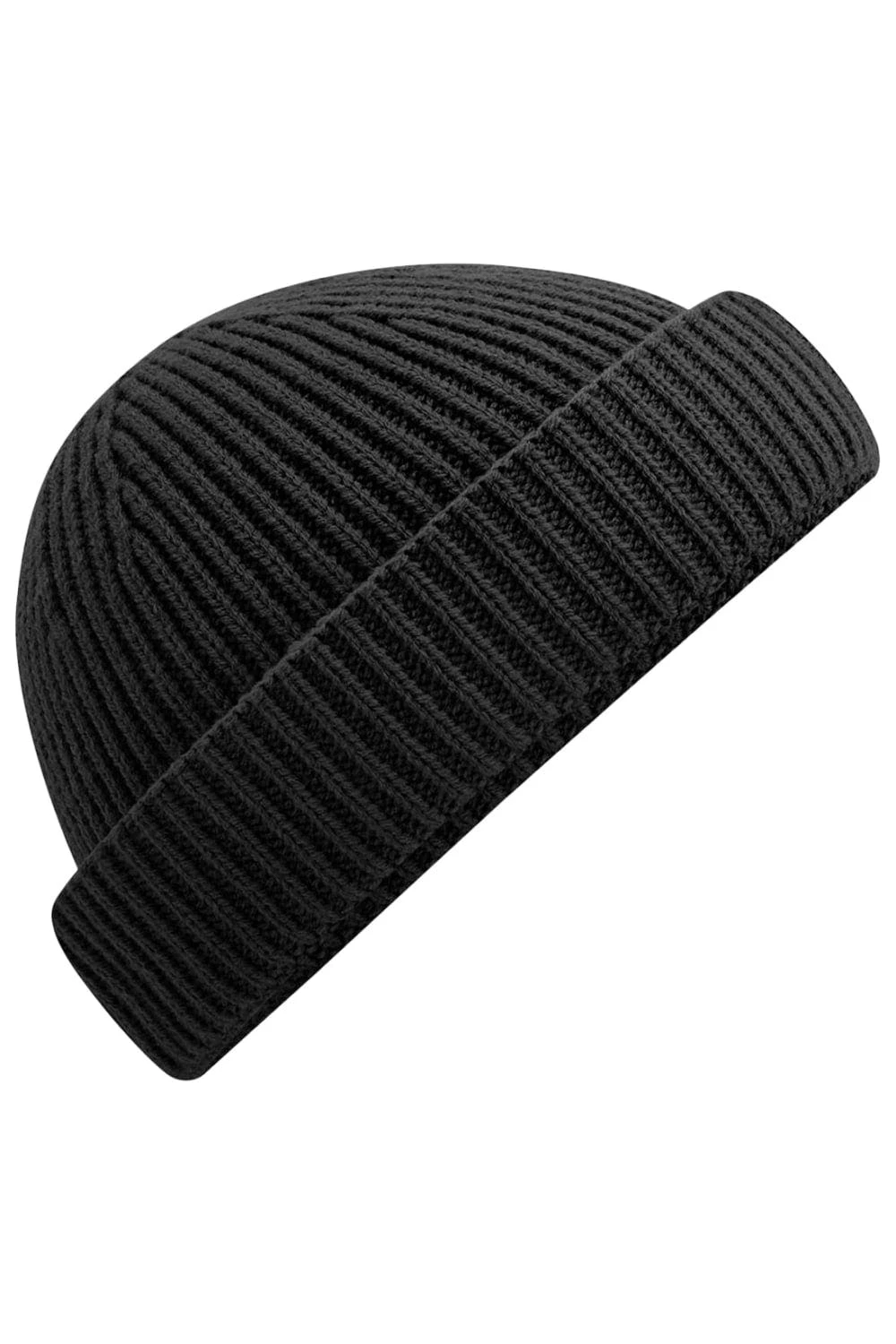 Beechfield Unisex Adult Harbour Fisherman Beanie (Black) 3 Beechfield Unisex Adult Harbour Fisherman Beanie (Black)