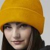 Beechfield Unisex Adult Cuffed Fleece Beanie (Mustard Yellow) -Beechfield Sales M05059958666818 2639553579