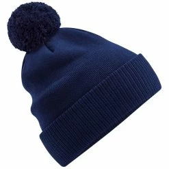 Beechfield Unisex Adult Snowstar Organic Cotton Beanie (Oxford Navy)