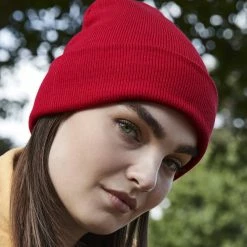 Beechfield Unisex Adult Original Cuffed Organic Cotton Beanie (Classic Red) 13 Beechfield Unisex Adult Original Cuffed Organic Cotton Beanie (Classic Red) -Beechfield Sales M05059958667013 3338356203