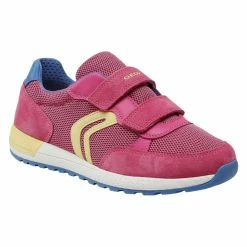 Geox Childrens/Kids Alben Suede Sneakers