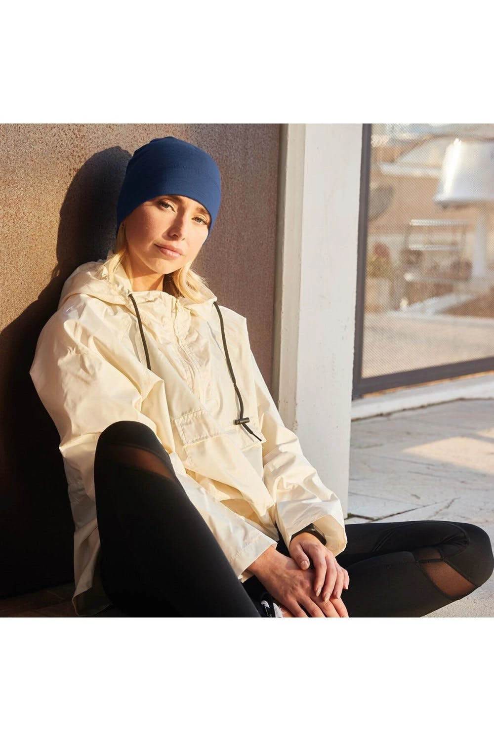 Beechfield Unisex Adult Merino Wool Beanie (Military Green) 4 Beechfield Unisex Adult Merino Wool Beanie (Military Green) - Image 2