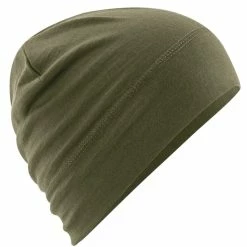 Beechfield Unisex Adult Merino Wool Beanie (Military Green)
