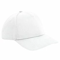 Beechfield Urbanwear 5 Panel Snapback Cap (White)