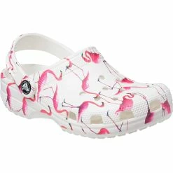 Crocs Childrens/Kids Classic Pool Party Flamingo Clogs