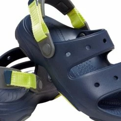 Crocs Childrens/Kids Classic All-Terrain Dual Straps Sandals - Navy/Green 9 Crocs Childrens/Kids Classic All-Terrain Dual Straps Sandals - Navy/Green -Beechfield Sales M05063107159991 1621849345