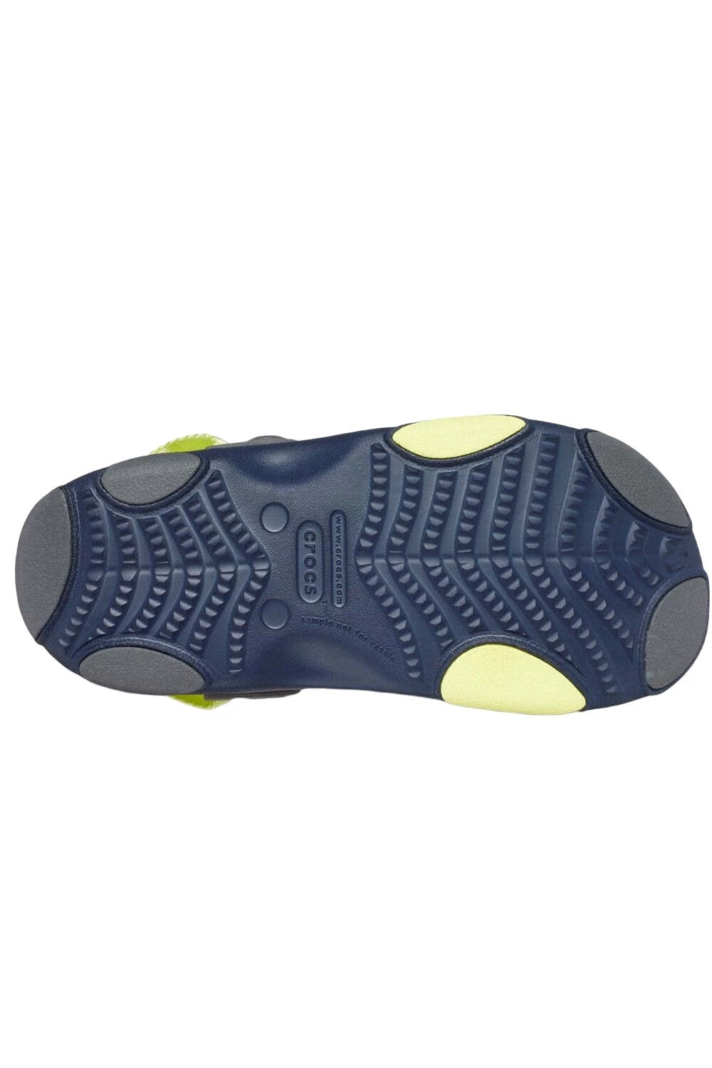 Crocs Childrens/Kids Classic All-Terrain Dual Straps Sandals - Navy/Green 5 Crocs Childrens/Kids Classic All-Terrain Dual Straps Sandals - Navy/Green - Image 3