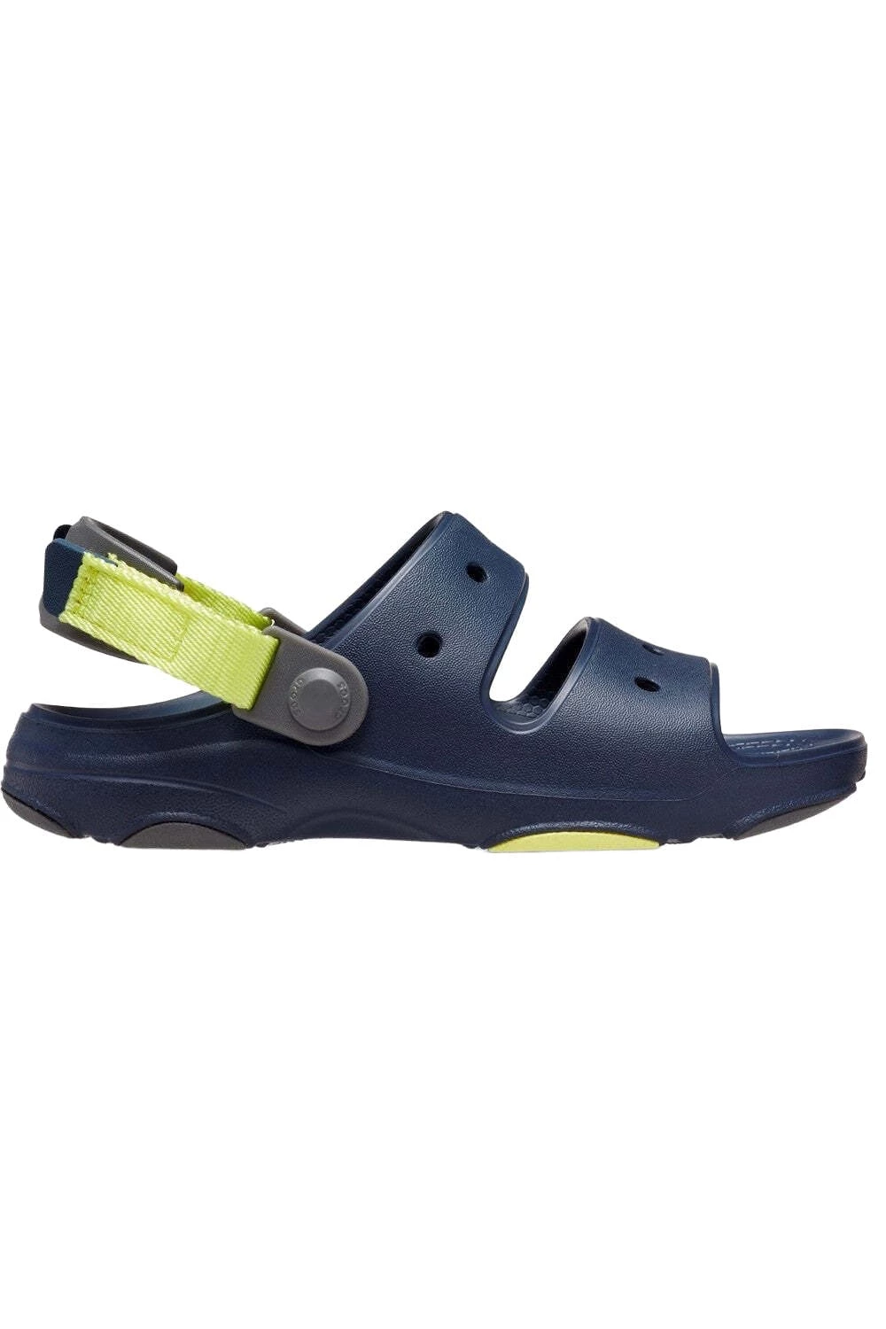 Crocs Childrens/Kids Classic All-Terrain Dual Straps Sandals - Navy/Green 4 Crocs Childrens/Kids Classic All-Terrain Dual Straps Sandals - Navy/Green - Image 2