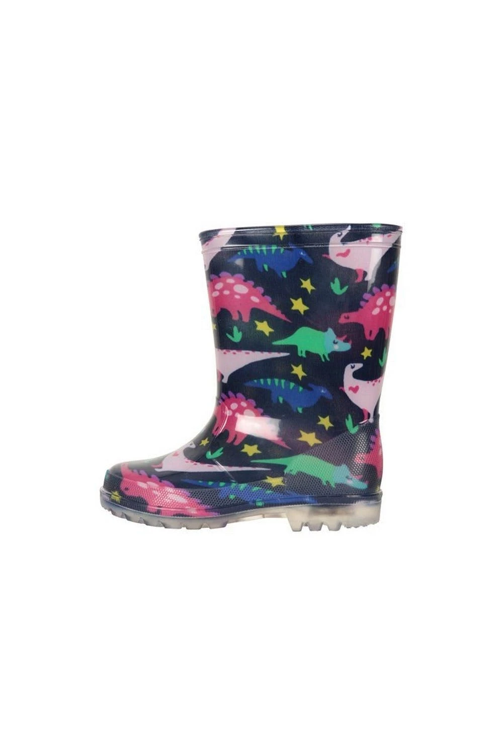 Mountain Warehouse Childrens/Kids Splash Galoshes - Light Teal/Black/Pink 5 Mountain Warehouse Childrens/Kids Splash Galoshes - Light Teal/Black/Pink - Image 3