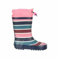 Mountain Warehouse Childrens/Kids Rainbow Striped Galoshes - Pink -Beechfield Sales M05063107190253 568137146