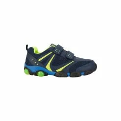 Mountain Warehouse Childrens/Kids Light Up Sneakers - Navy/Lime Green -Beechfield Sales M05063107190345 1073753940
