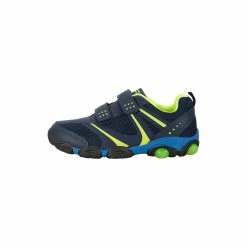 Mountain Warehouse Childrens/Kids Light Up Sneakers - Navy/Lime Green -Beechfield Sales M05063107190345 1614709872