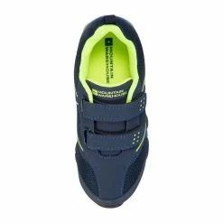 Mountain Warehouse Childrens/Kids Light Up Sneakers - Navy/Lime Green -Beechfield Sales M05063107190345 1639434745
