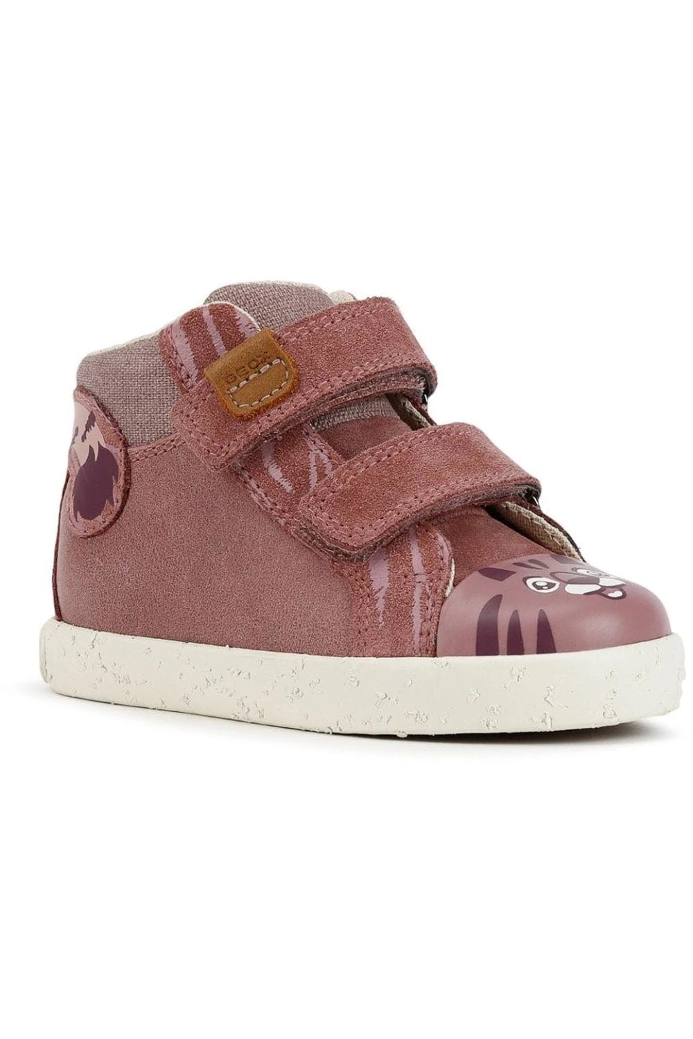 Geox Girls Kilwi Leather Sneakers 3 Geox Girls Kilwi Leather Sneakers