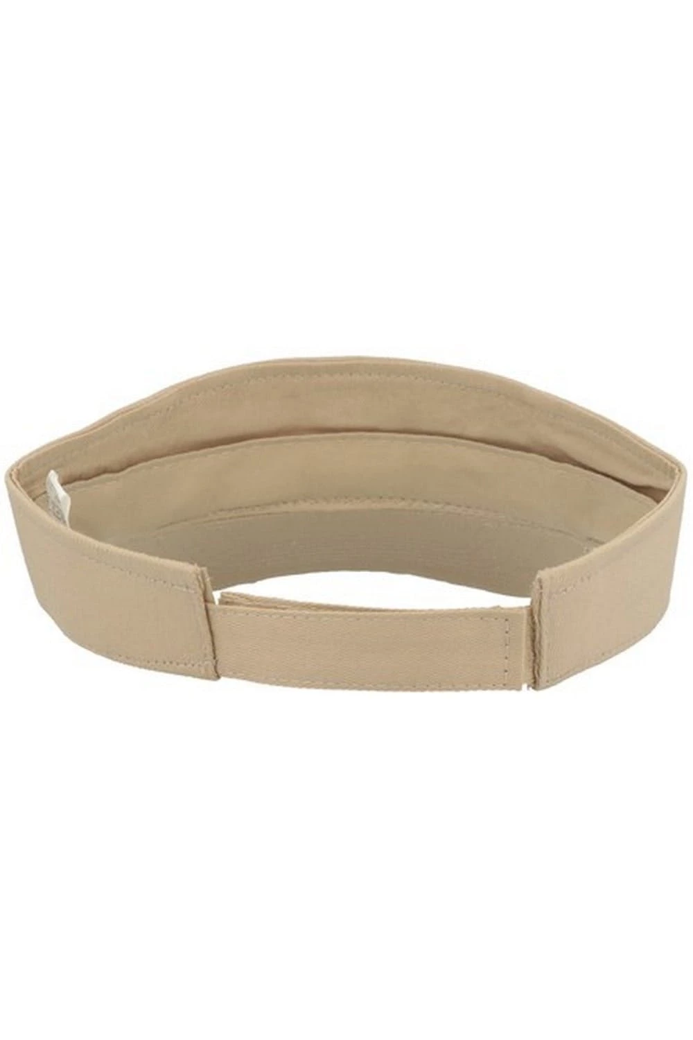 ATLANTIS Unisex Adult Roland Structured Visor Cap - Khaki 4 ATLANTIS Unisex Adult Roland Structured Visor Cap - Khaki - Image 2