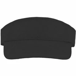 ATLANTIS Unisex Adult Roland Structured Visor Cap - Black