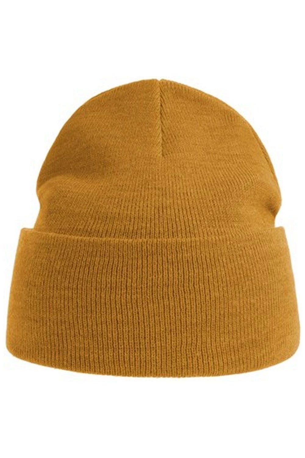 ATLANTIS Unisex Adult Pure Recycled Beanie - Mustard Yellow 3 ATLANTIS Unisex Adult Pure Recycled Beanie - Mustard Yellow