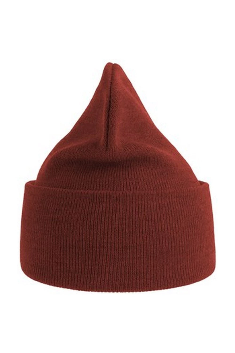 ATLANTIS Unisex Adult Pure Recycled Beanie - Rust 4 ATLANTIS Unisex Adult Pure Recycled Beanie - Rust - Image 2