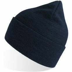 ATLANTIS Unisex Adult Pure Recycled Beanie - Navy -Beechfield Sales M05063107615183 1794567850