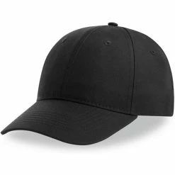 ATLANTIS Recy Six Recycled Polyester Baseball Cap - Black