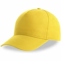ATLANTIS Recy Five Recycled Polyester Baseball Cap - Yellow