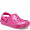 Crocs Kid's Glitter Lined Clogs - Fuchsia 2 Crocs Kid's Glitter Lined Clogs - Fuchsia -Beechfield Sales M05063107819932 4282485255