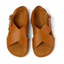 Camper Kid's Brutus Sandals - Medium Brown