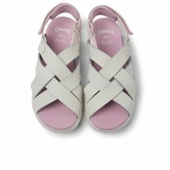 Camper Kids Unisex Oruga Sandals - White