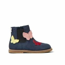 Camper Twins Multi-Colored Nubuck And Leather Boots