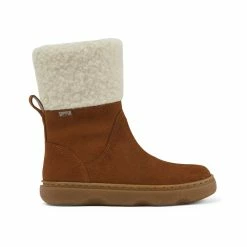 Camper Unisex Kido Ankle Boots - Brown