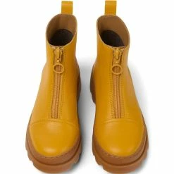 Camper Unisex Brutus Ankle Boots - Yellow