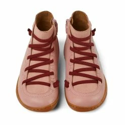 Camper Unisex Peu Ankle Boots - Pink