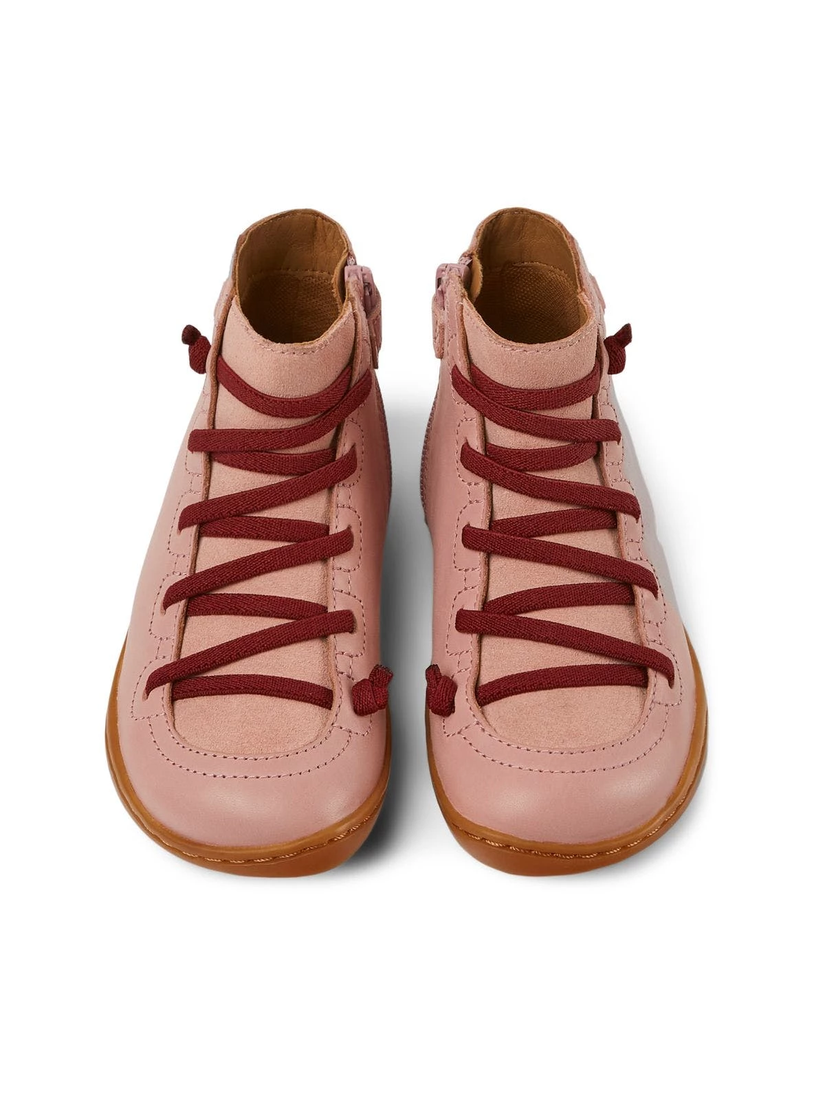Camper Unisex Peu Ankle Boots - Pink 3 Camper Unisex Peu Ankle Boots - Pink